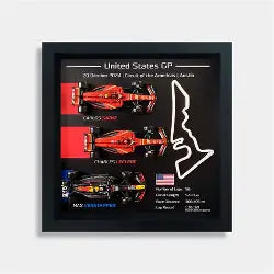F1 3D Car Frame (8x6inches)