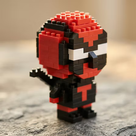 ❤️🖤 DEADPOOL MINI BRICKS 🧱🔥