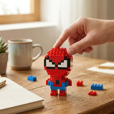 Spiderman Mini Brick Figure Set