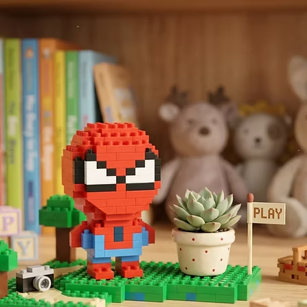 Spiderman Mini Brick Figure Set