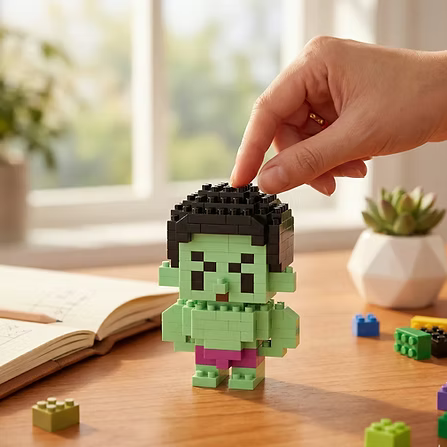 Hulk Mini Brick Figure Set