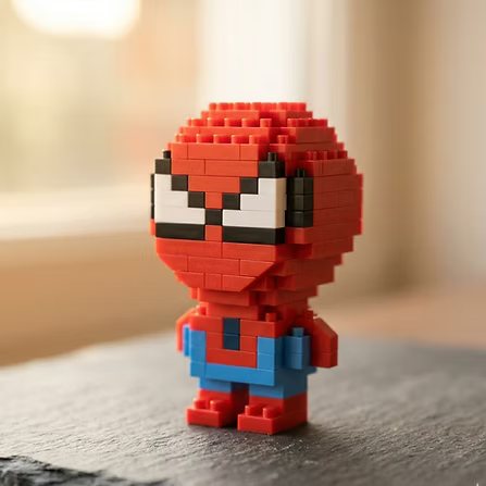 Spiderman Mini Brick Figure Set
